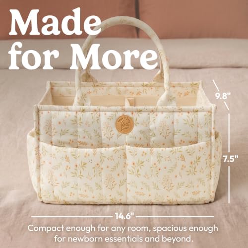 Floral Diaper Caddy Organizer - Image 5