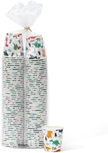 Glad for Kids Dinosaur Disposable Paper Bath Cups, 3 Oz - Image 6