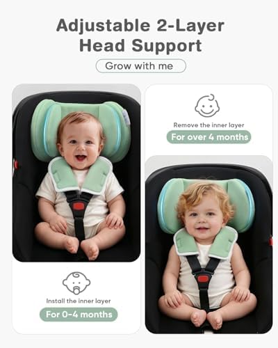 Infant Car Seat Head Support Pillow - Image 4