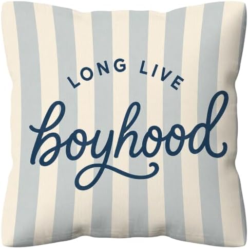 kdqua Boy Nursery Pillow Cover 18x18 Double-Sided, Playroom Decorations Throw by kdqua