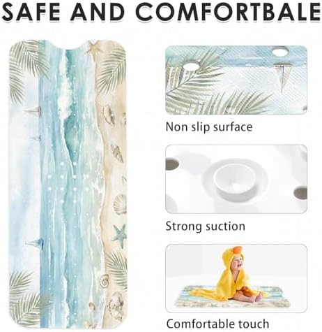 Bathtub Shower Mat 40X16 Inch, for Toddler - Image 4