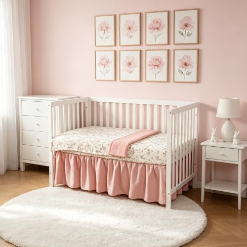 Organic Cotton Muslin Baby Crib Bedding Set 3 Piece Soft - Image 6