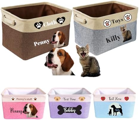 Personalized Dog Toy Storage Basket by Welcome