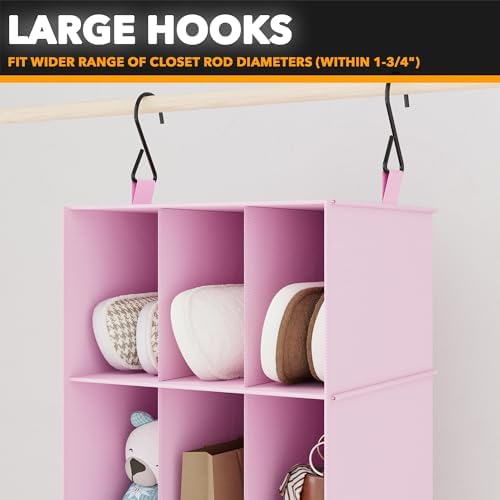 SpaceAid 2 Pack Hanging Closet Organizer and Storage - Image 5