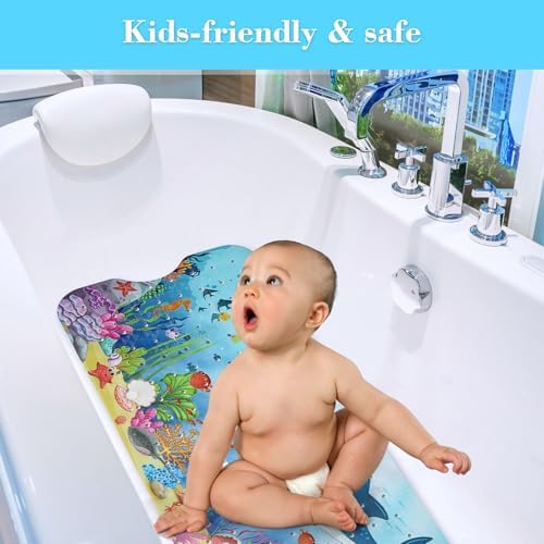 Secopad Bathtub Mat Non Slip, Cute Tub Mat - Image 2