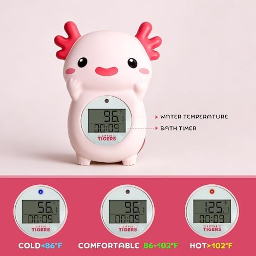 Baby Bath Thermometer for Infants, Axolotl Water Thermometer for Bathtub - Image 4