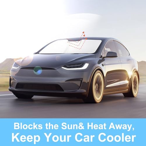 TINGLU Sun Shade for Tesla Model X Tesla X 2016-2025 2026 Accessories - Image 5