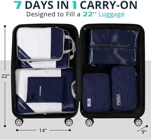 NICOSHOW 7 Set Compression Packing Cubes - Image 6
