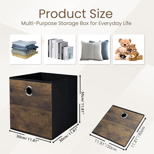 Decorative Thickened Fabric Storage Cube Bins - Image 3