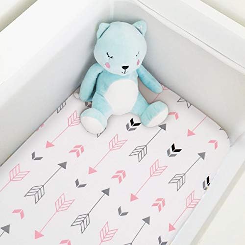 Stretch Fitted Bassinet Sheet Set BROLEX 2 Pack Cradle Sheets - Image 4