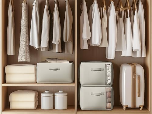 4 Pack Canvas Comforter Storage Bags - Image 7
