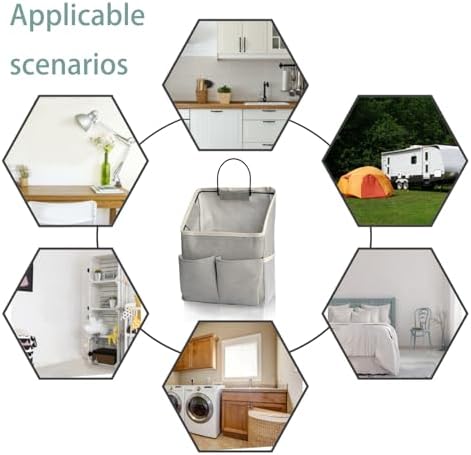2 Pack Wall Hanging Storage Bag, Wall Hanging Organizer - Image 5