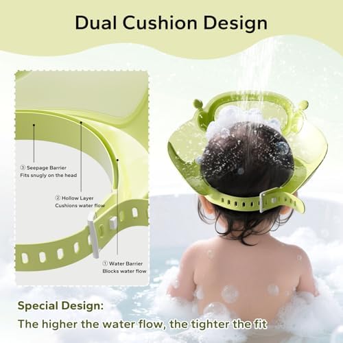 FUNUPUP Baby Shower Cap with Bath Rinse Cup - Image 4