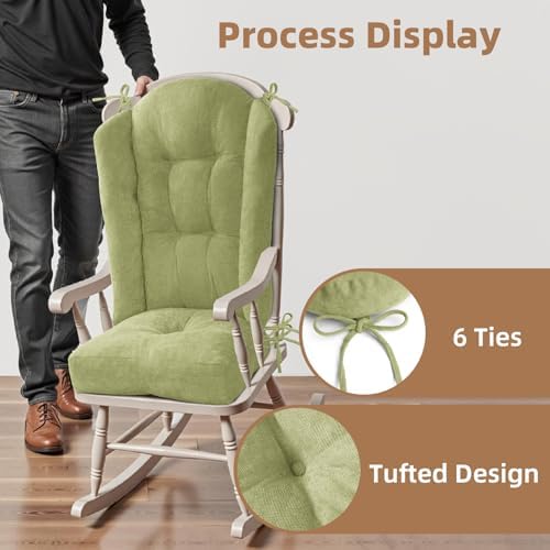 Wingback Rocking Chair Cushion - Image 3