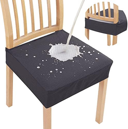 Smiry Waterproof Seat Covers for Dining Room Chairs by Smiry