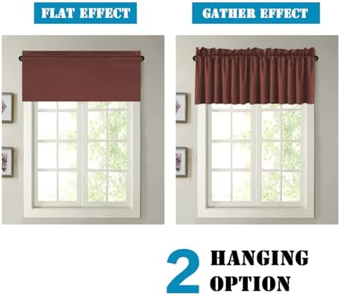 H.VERSAILTEX 4 Panels Blackout Valances - Image 6