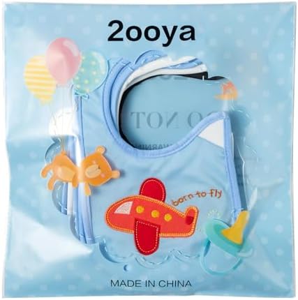 7Pcs Cotton Waterproof Baby Bibs Hook Loop Closure Newborn Bib Keepsake Baby - Image 6