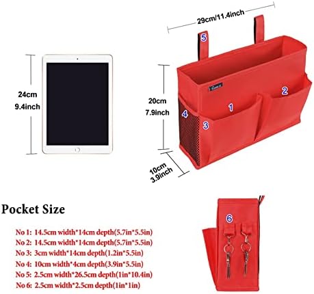 Surblue Caddy Hanging Organizer Bedside Storage Bag - Image 6