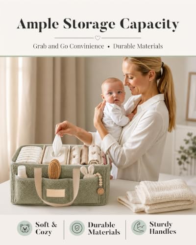 Baby Diaper Caddy Organizer - Image 2