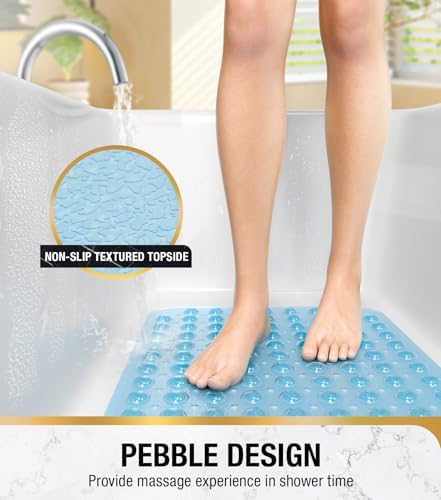 HITSLAM Bath Mat for Tub, Non Slip Bathtub Mat, 40 x 16 Inch Extra Long Bath - Image 4