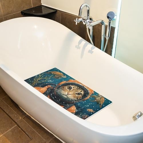 Non Slip Shower Mat Bathtub Mat 15.1x26.8 Inch, Quick Dry Bath Mat - Image 5