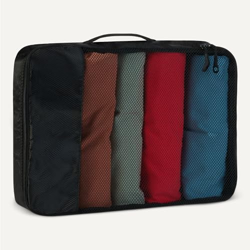 Amazon Essentials 4-Piece Packing Cubes Travel Accessories Set, Luggage - Image 4