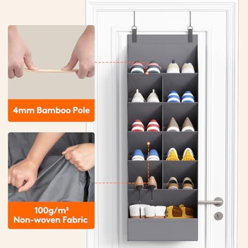 Lifewit 6 Tier Over the Door Shoe Organizer - Image 5
