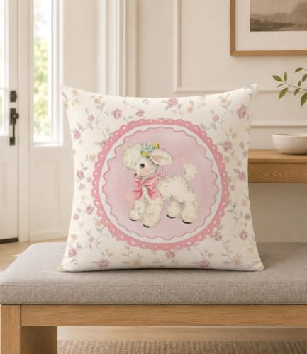 Lamb Pillow Cover 18x18 - Image 5