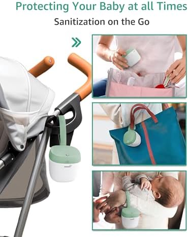 GROWNSY Pacifier Sanitizer Portable Holder Case - Image 6