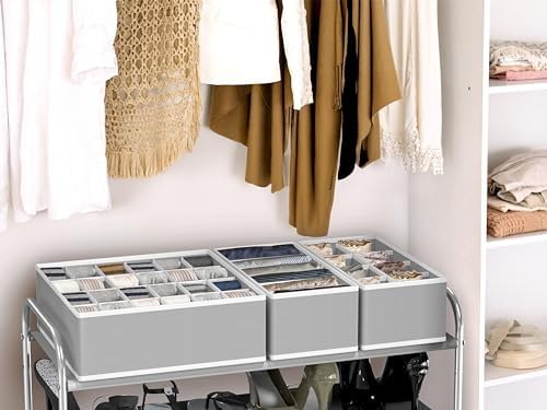 Simple Houseware Closet Underwear Organizer Drawer Divider Assorted 7 pcs - Image 6