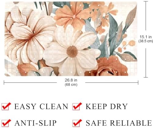 Shower Mat Non Slip, Flower Anti Slip Bath Mat - Image 4