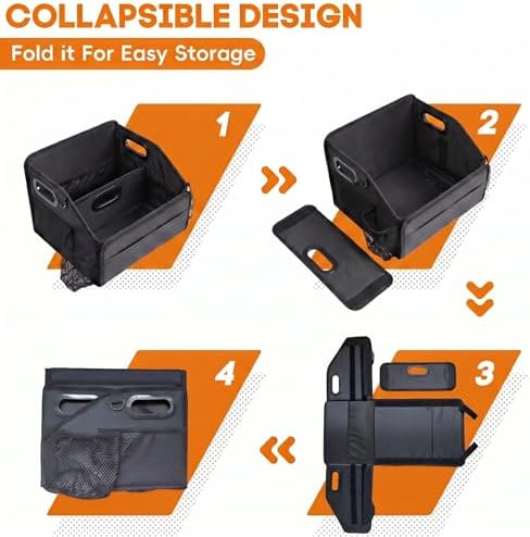 Car Organizer with 11 components&2 Cup Holders&adjustable divider - Image 7