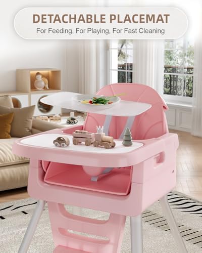 Highchairs for Babies and Toddlers, Foldable Highchair - Image 4