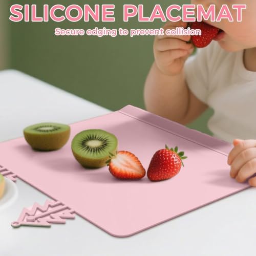 Silicone Placemat for Restaurants, Dining Table Mats for Toddlers - Image 2