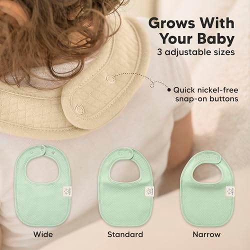 KeaBabies 8-Pack Baby Bibs for Drooling and Teething - Image 5