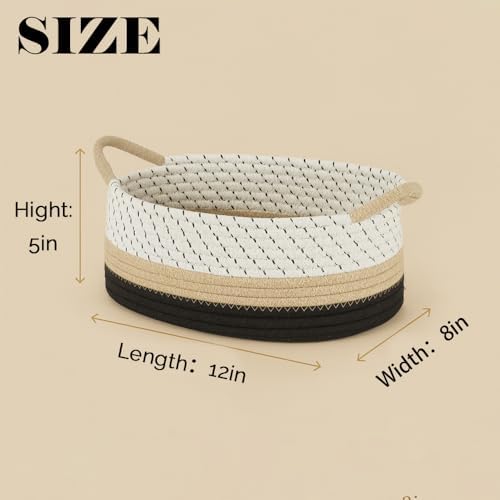 Woven Cotton Rope Gift Basket - Image 7