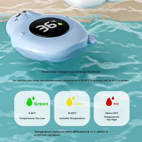 Baby Bath Thermometer for Infants, Cute Seal Digital Infant BathtubThermometer - Image 6