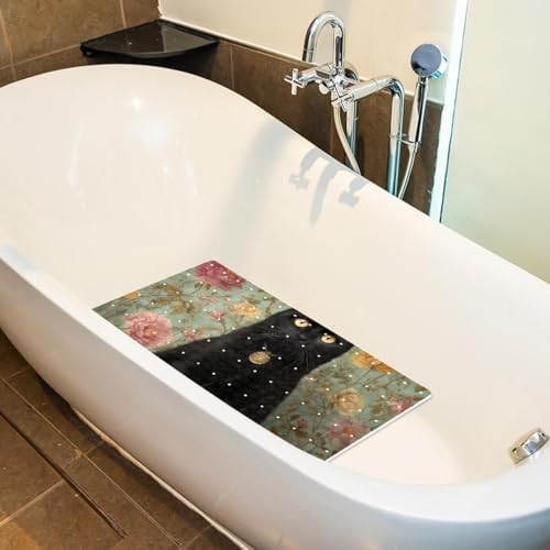 Bathtub Mat Non Slip 26.8x15.1 Inch, Machine Washable Shower Mats - Image 5