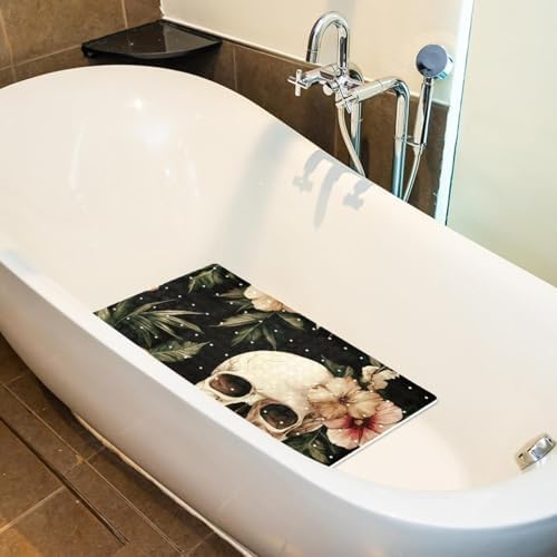 Non Slip Bathtub and Shower Mat 26.8x15.1 inch, Bath Mat - Image 5