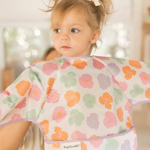 Tiny Twinkle Long Sleeve Bib for Babies & Toddlers | Waterproof Smock Bib for - Image 3