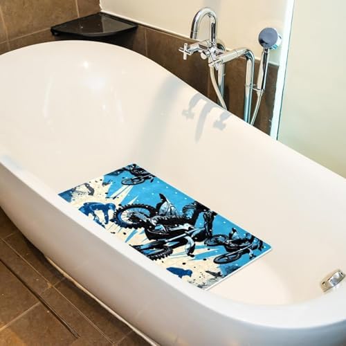 Non Slip Shower Mat Bathtub Mat 15.1x26.8 Inch, Quick Dry Bath Mat - Image 5