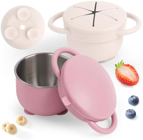 Daximo 2 Pack Toddler Snack Cups by Daximo