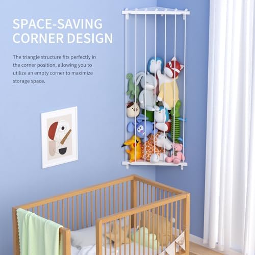 Corner Stuffed Animal Storage for Kids Room - Image 4