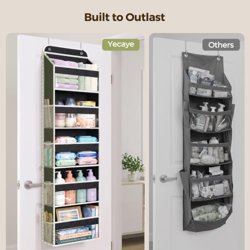 LAMU Over the Door Organizer, Large Capacity Behind the Door Storage - Image 6