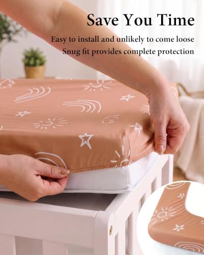 Yoofoss 2-Pack Diaper Changing Pad Cover - Image 5