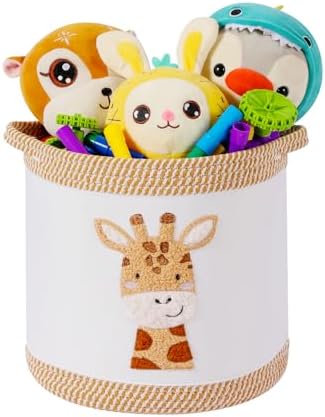 Toy Basket for Baby Laundry Hamper Blanket Baskets Cute Giraffe Nursery Hampers by Unknown