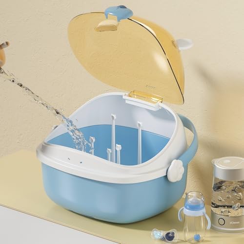 Baby Bottle Drying Rack Storage, Nursing Bottle Storage Box Organizer - Image 4