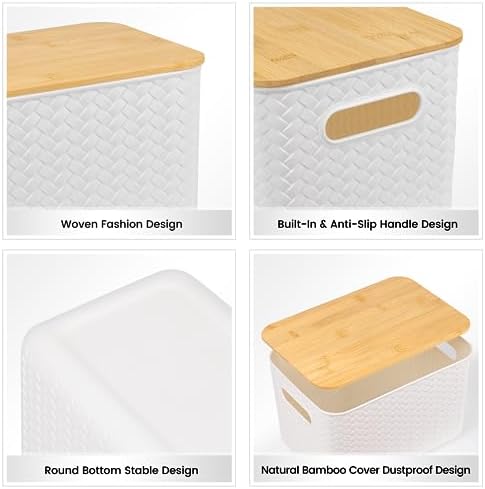 Ohmlove 4 Pack Storage Bins - Image 3