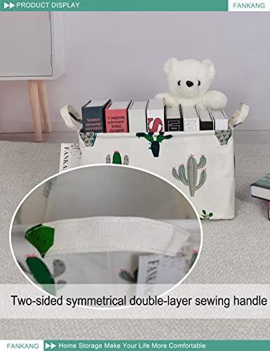 Rectangular Cactus Storage Bin Nursery Hamper - Image 5