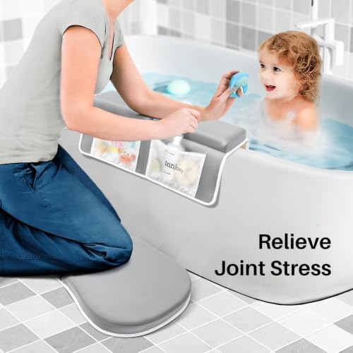 Baby Bath Kneeler and Elbow Rest Pad Set, 1.6" Extra Thick Memory Foam - Image 5